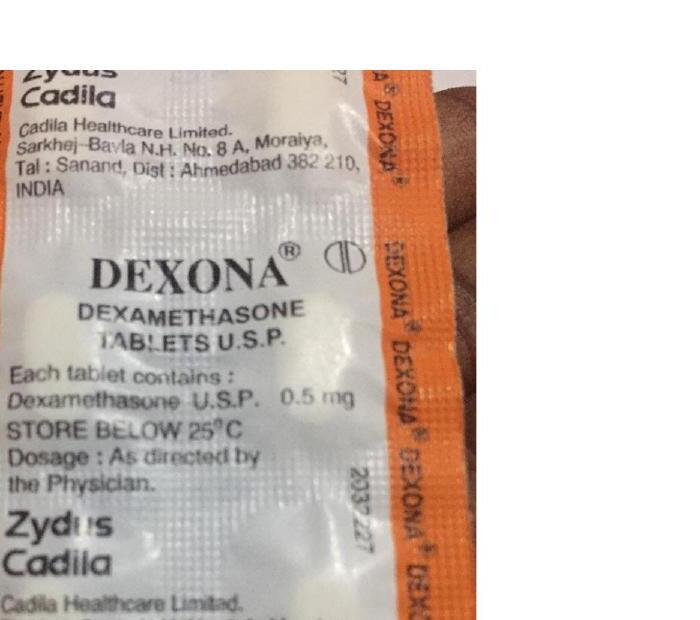 Dexona dexamethasone tablets found after return to Uganda