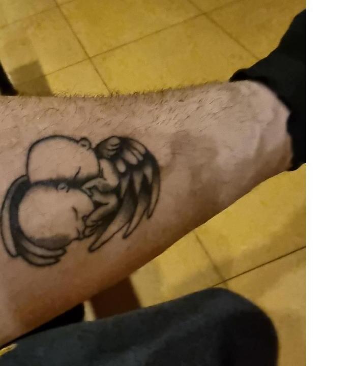 Tattoo of twin infants made after Maya claimed she had aborted twins